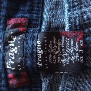 Size 3 Fragile Jean Shorts
